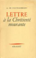 Lettre à la chrétienté mourante