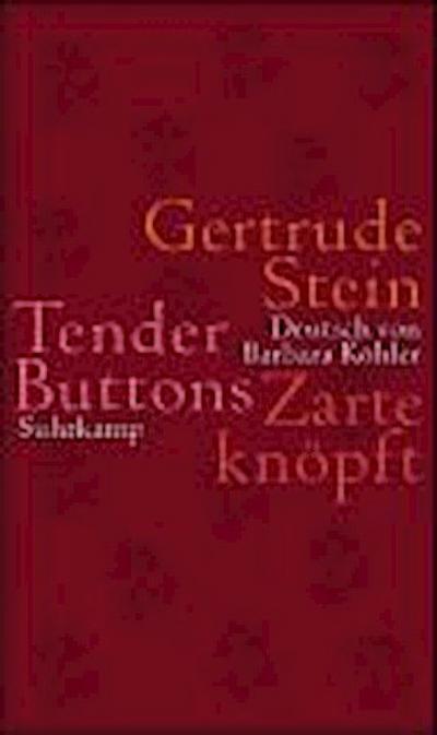 Stein, G: Tender Buttons