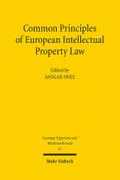 Common Principles of European Intellectual Property Law