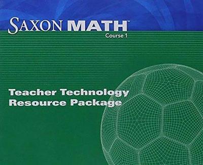 Saxon Math Course 1: Teacher Technology Pack