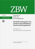 Berufsforschung für eine moderne Berufsbildung - Stand und Perspektiven