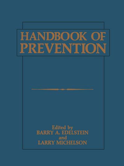 Handbook of Prevention