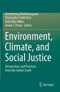 Environment, Climate, and Social Justice