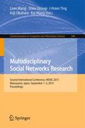 Multidisciplinary Social Networks Research