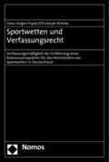 Sportwetten und Verfassungsrecht