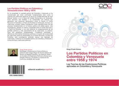 Los Partidos Políticos en Colombia y Venezuela entre 1958 y 1974