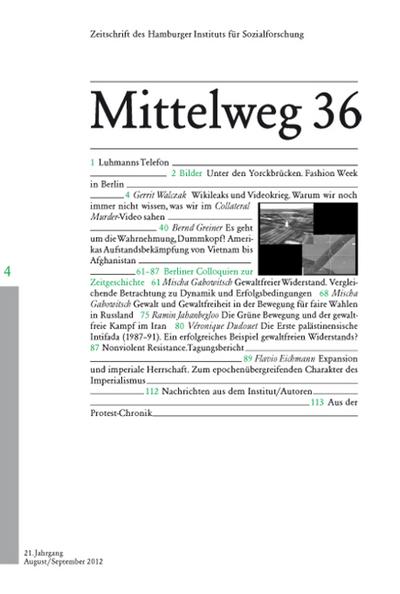 Facetten imperialer Herrschaft. Mittelweg 36, Zeitschrift des Hamburger Instituts für Sozialforschung, Heft 4/2012