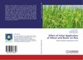Effect of Foliar Application of Silicon and Boron 