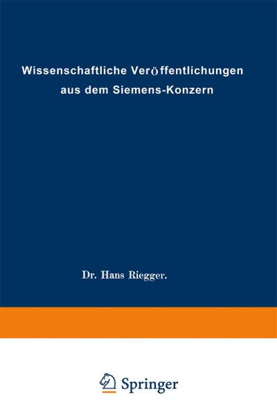 Wissenschaftliche Veröffentlichungen aus dem Siemens-Konzern