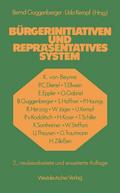 Bürgerinitiativen und repräsentatives System