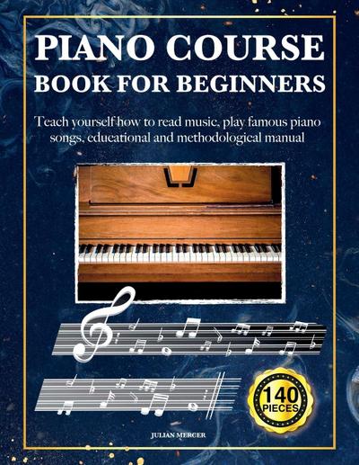 PIANO COURSE BOOK FOR BEGINNERS
