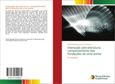 Interação solo-estrutura: comportamento das fundações de uma ponte
