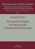Die materielle Gültigkeit von internationalen Geri