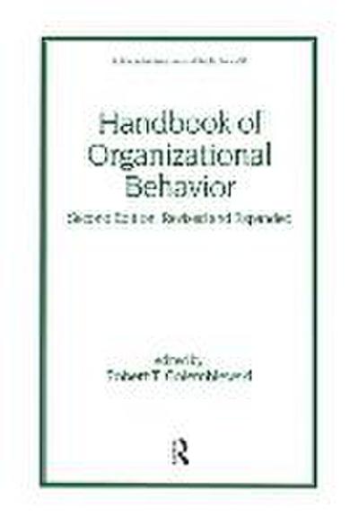 Handbook of Organizational Behavior