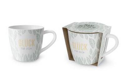 Maxibecher 400ml Blatt