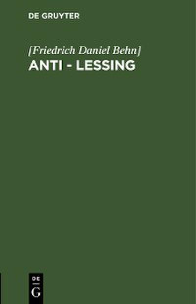Anti - Leßing