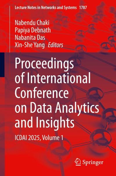 Proceedings of International Conference on Data Analytics and Insights