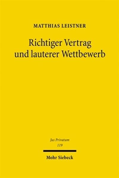 Richtiger Vertrag und lauterer Wettbewerb