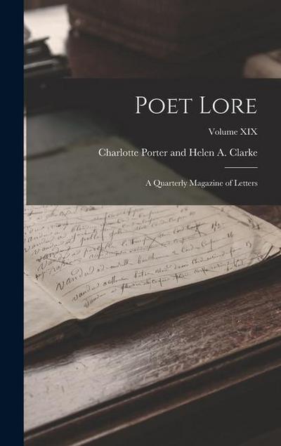 Poet Lore