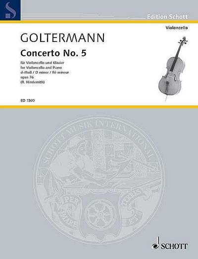 Konzert d-Moll Nr.5für Violoncello und Orchester