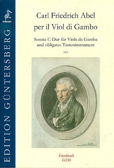 Sonate C-Dur A4:1für Viola da gamba und Tasteninstrument (Cembalo/Klavier)