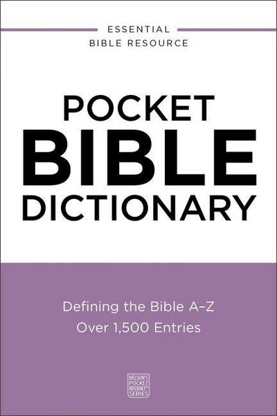 Pocket Bible Dictionary