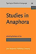 Studies in Anaphora