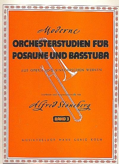 Moderne Orchesterstudien Band 3für Posaune und Baßtuba