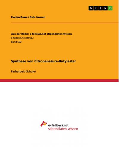Synthese von Citronensäure-Butylester