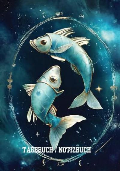 Tagebuch / Notizbuch Sternzeichen  Fisch