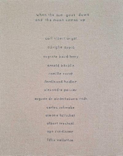 When the Sun Goes Down and the Moon Comes Up