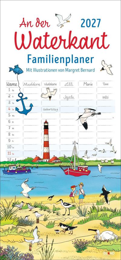 An der Waterkant Familienplaner 2027 - Margret Bernard