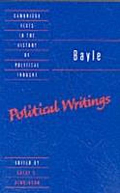 Bayle: Political Writings