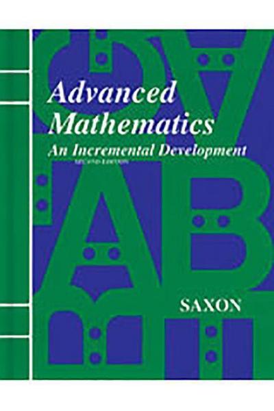 Saxon Advanced Math Answer Key & Tests Second Edition