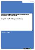 English EXIM. A Linguistic Study