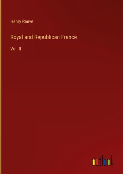 Royal and Republican France