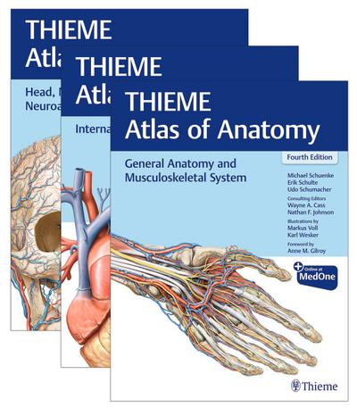 THIEME Atlas of Anatomy, Three Volume Set, Fourth Edition