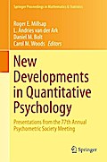 New Developments in Quantitative Psychology