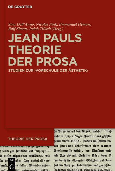 Jean Pauls Theorie der Prosa