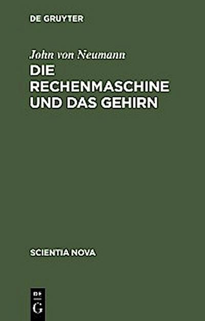 Die Rechenmaschine und das Gehirn