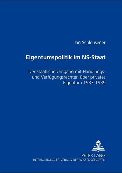 Eigentumspolitik im NS-Staat