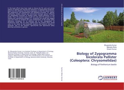 Biology of Zygogramma bicolorata Pallister (Coleoptera: Chrysomelidae)