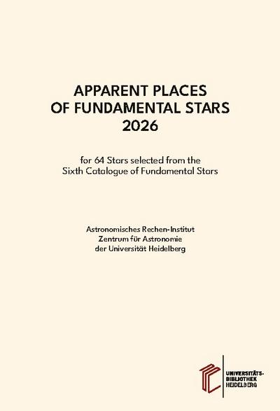 Apparent Places of Fundamental Stars ... / Apparent Places of Fundamental Stars                2026