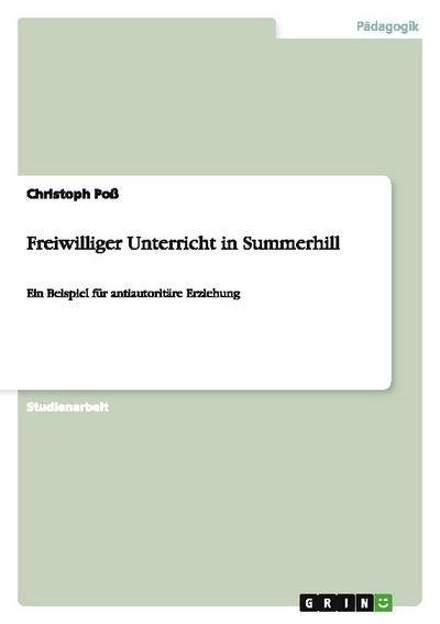 Freiwilliger Unterricht in Summerhill