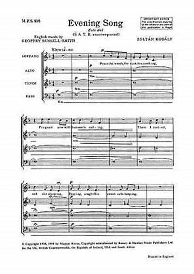 Evening Song