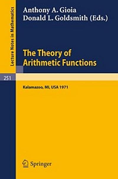 Theory of Arithmetic Functions