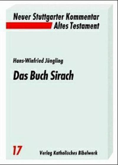 Neuer Stuttgarter Kommentar, Altes Testament Das Buch Sirach
