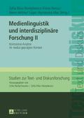 Medienlinguistik und interdisziplinäre Forschung I