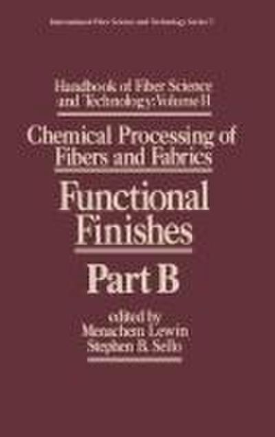 Handbook of Fiber Science and Technology Volume 2