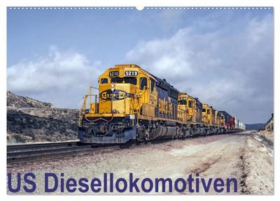 US Diesellokomotiven (Wandkalender 2026 DIN A2 quer), CALVENDO Monatskalender